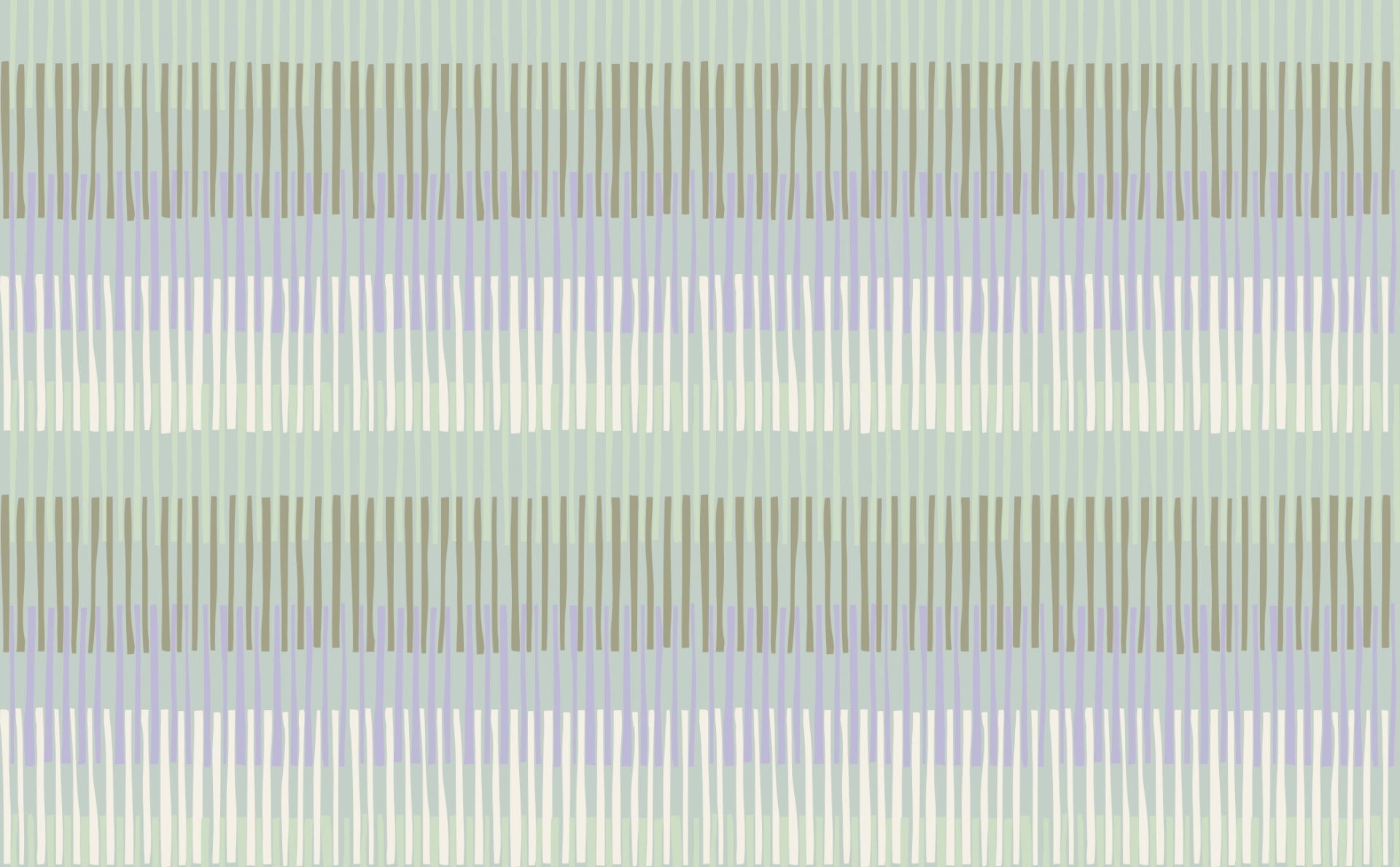 Sage Stripes Serenity Wallpaper in your room — zoomed