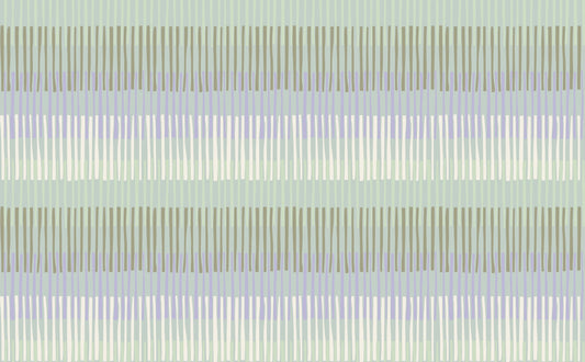 Sage Stripes Serenity Wallpaper