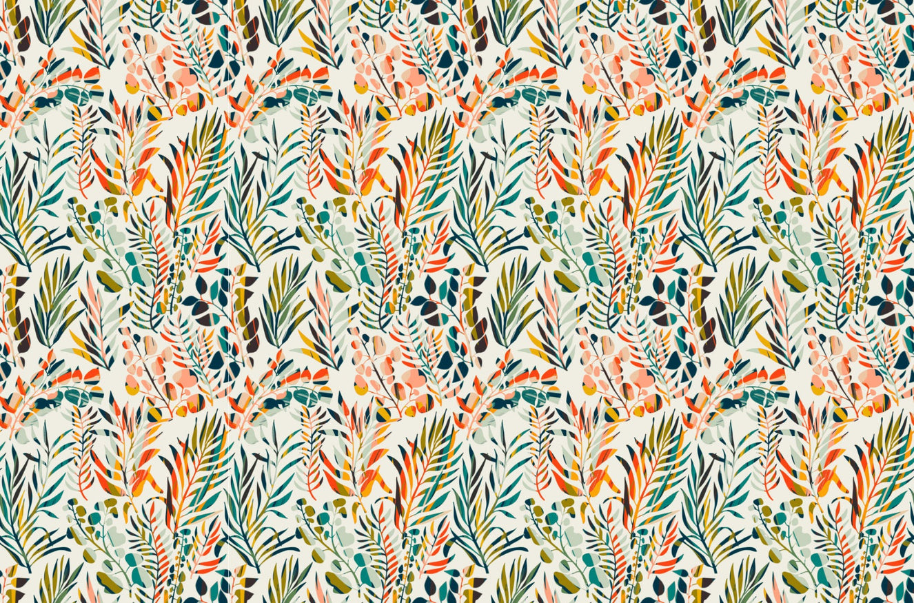 Botanical Fiesta Wallpaper Mural