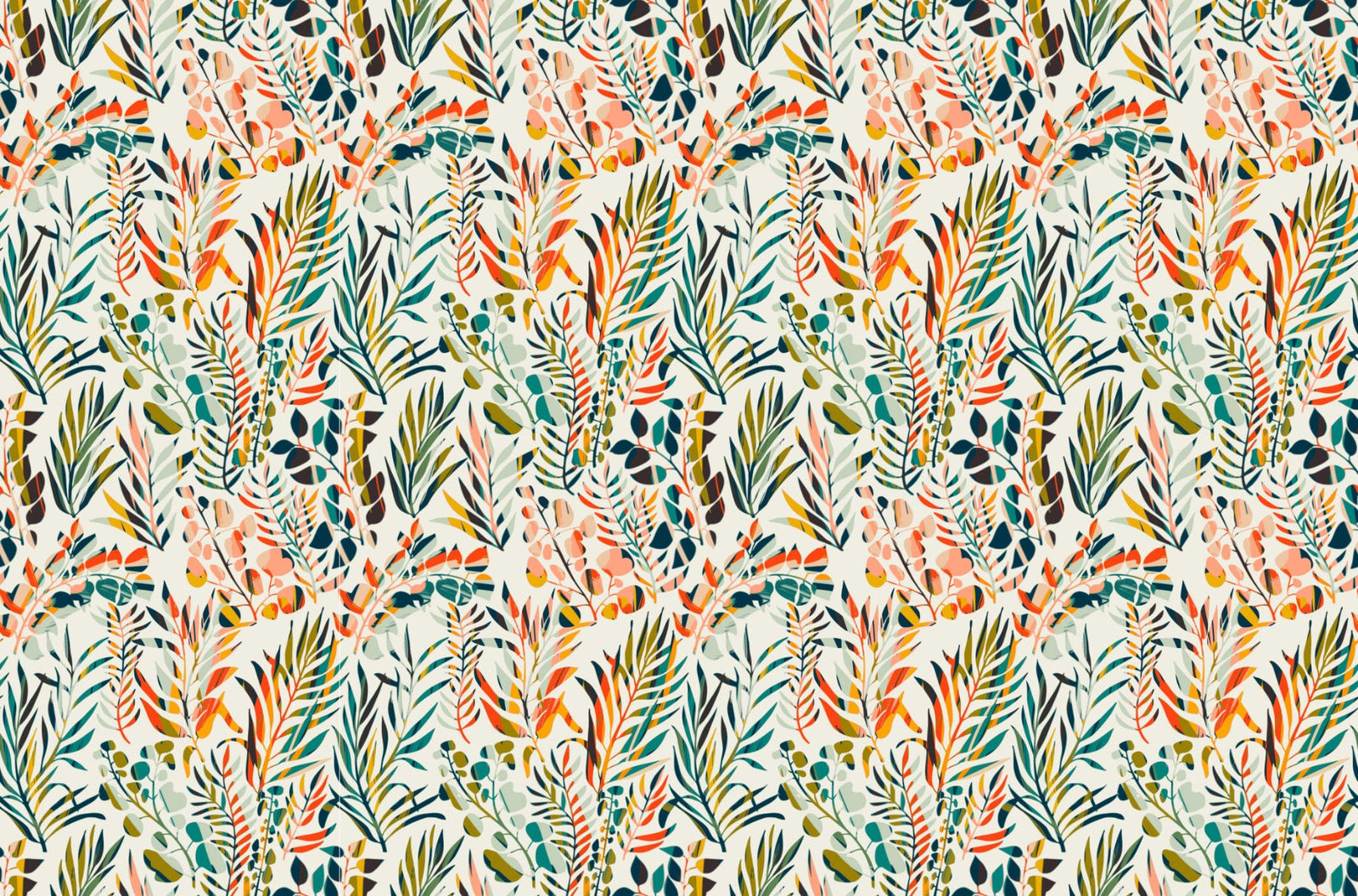 Botanical Fiesta Wallpaper Mural