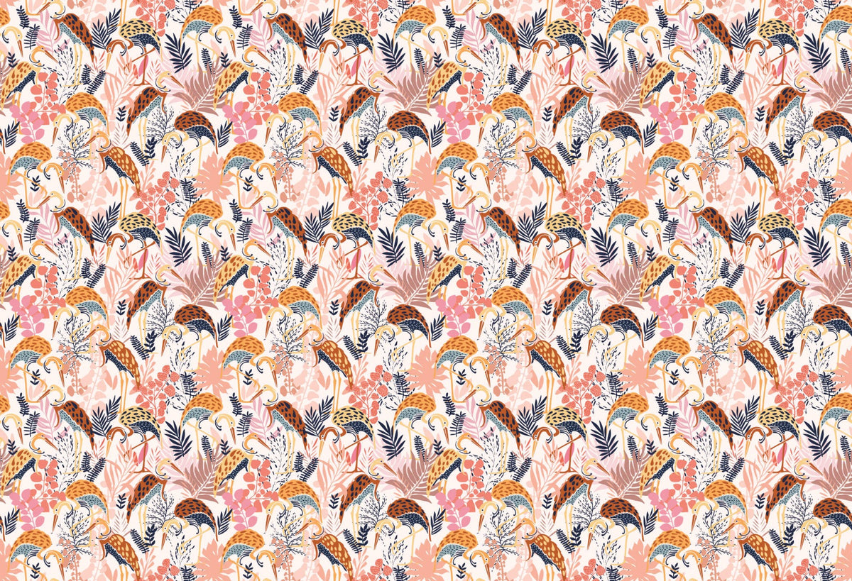 Elegant Crane Dance Wallpaper