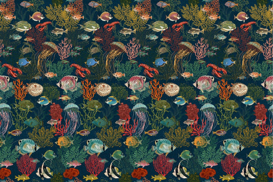 Enchanting Marine Life Wallpaper