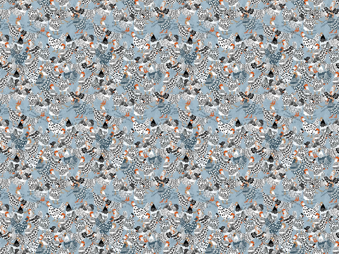 Chic Cluck Couture Wallpaper