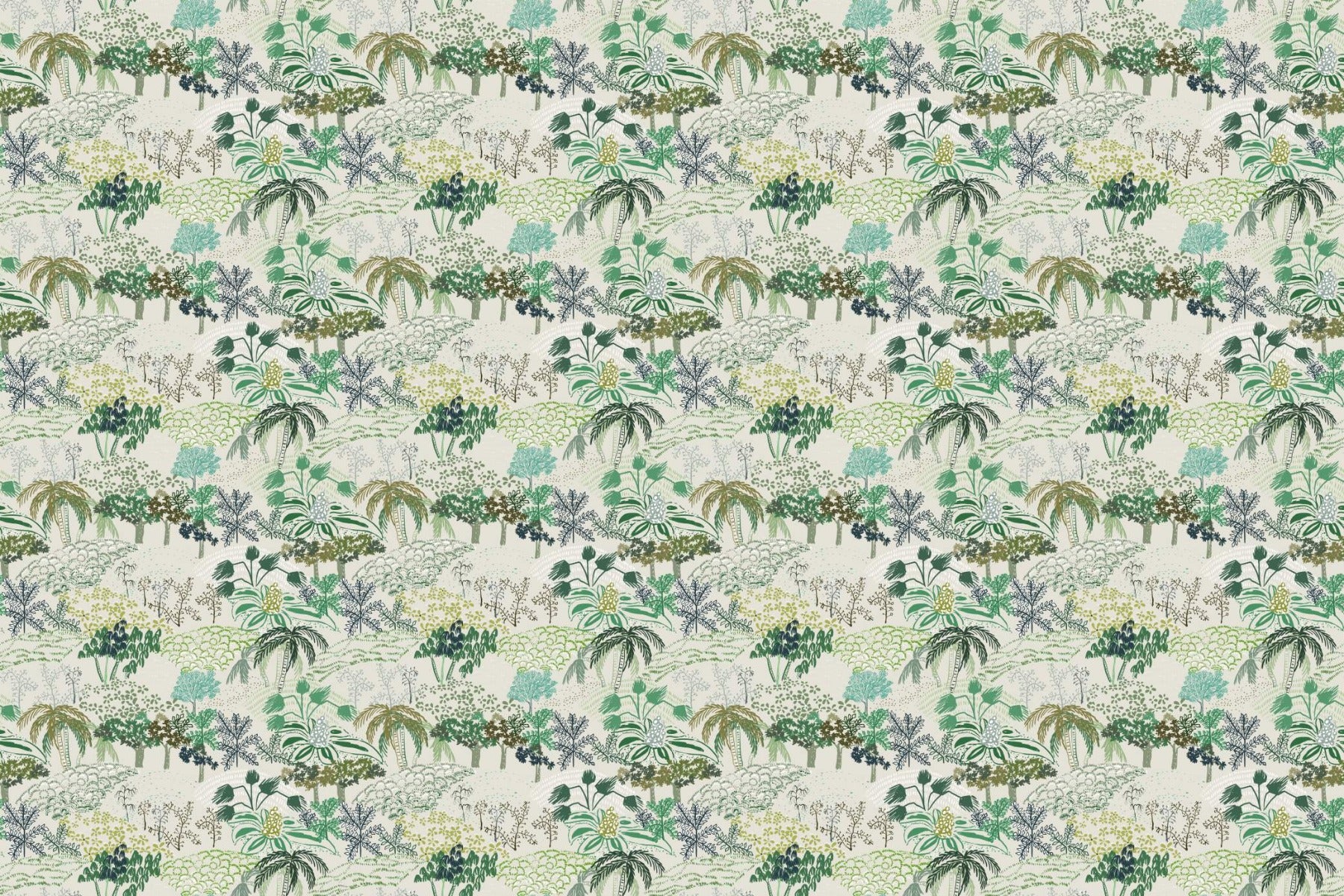 Verde Villa Harmony Wallpaper in your room — zoomed