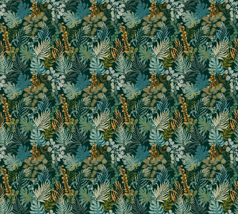 Whispering Foliage Nightfall Wallpaper in your room