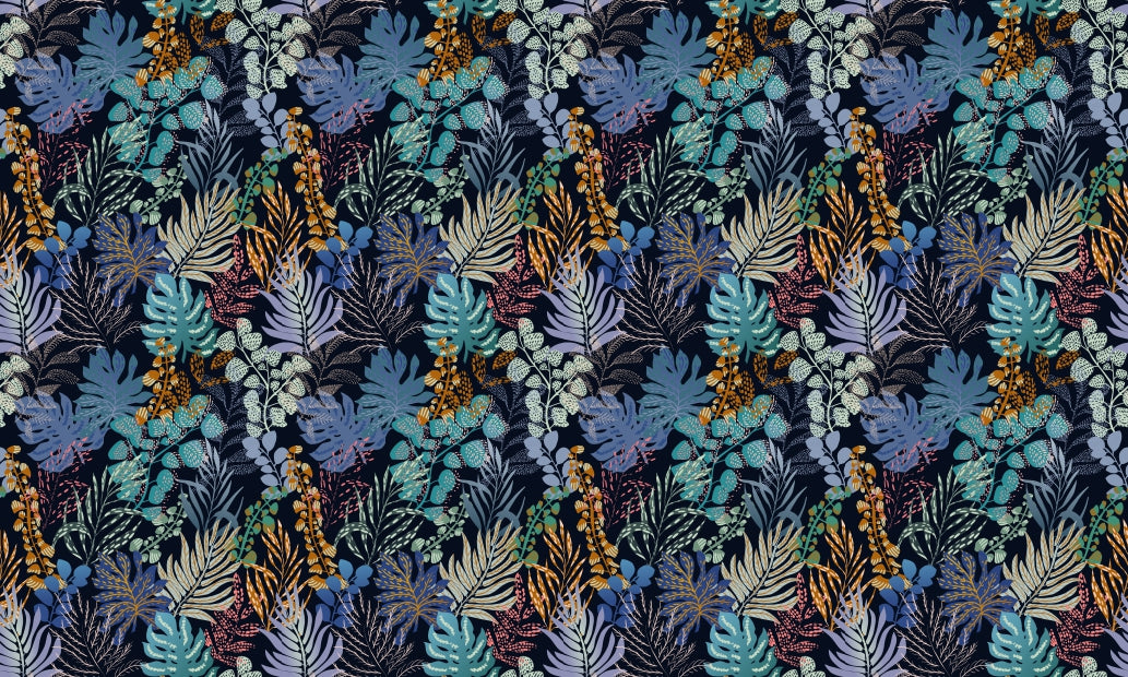 Jungle Night Symphony Wallpaper