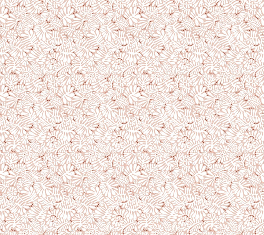 Whimsical Blush Botanical Wallpaper