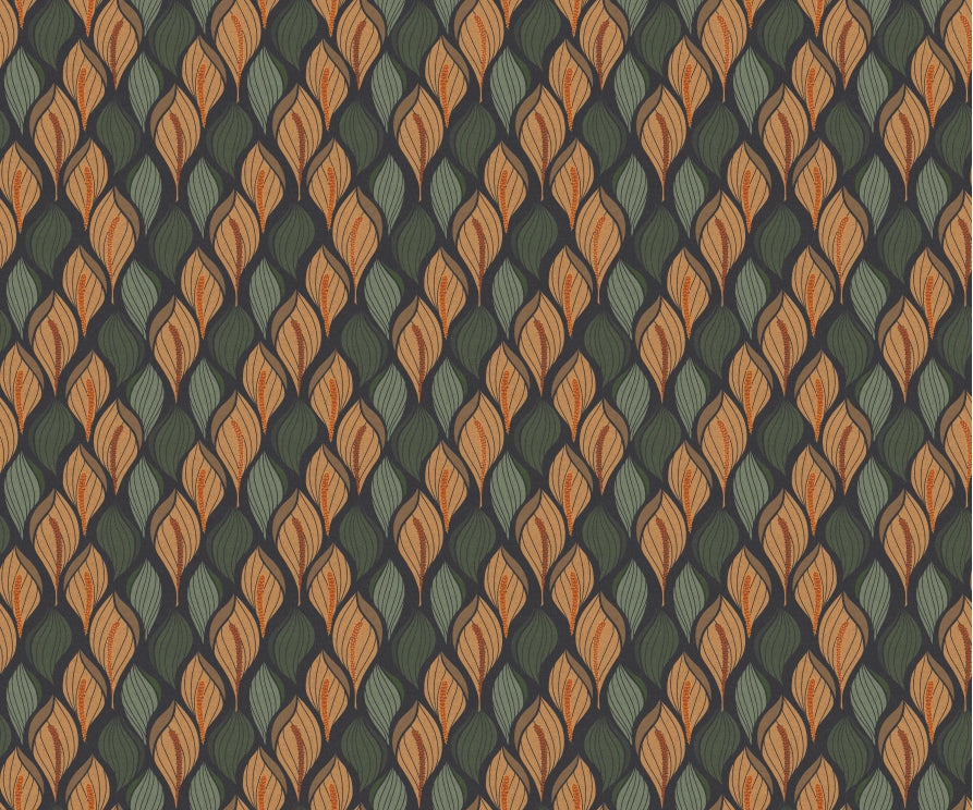 Peace Lily Elegance Wallpaper in your room — zoomed