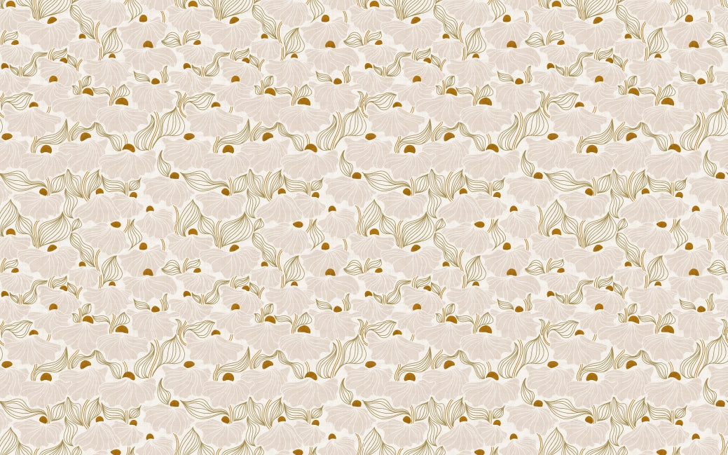 Ethereal Antique Meadow Dance Wallpaper in your room — zoomed