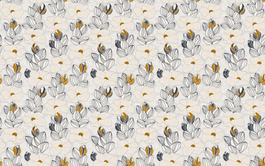 Whimsical Water Lilies Wallpaper