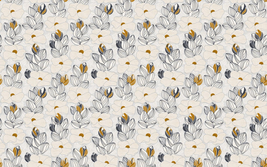 Whimsical Water Lilies Wallpaper