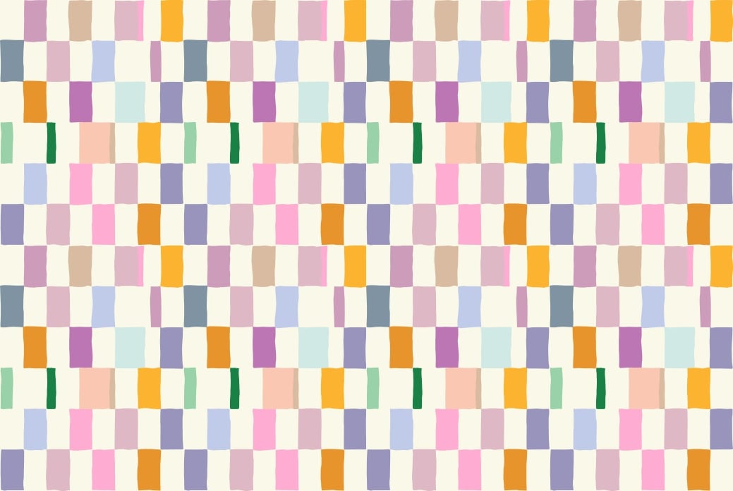 Colorful Mosaic Wallpaper in your room