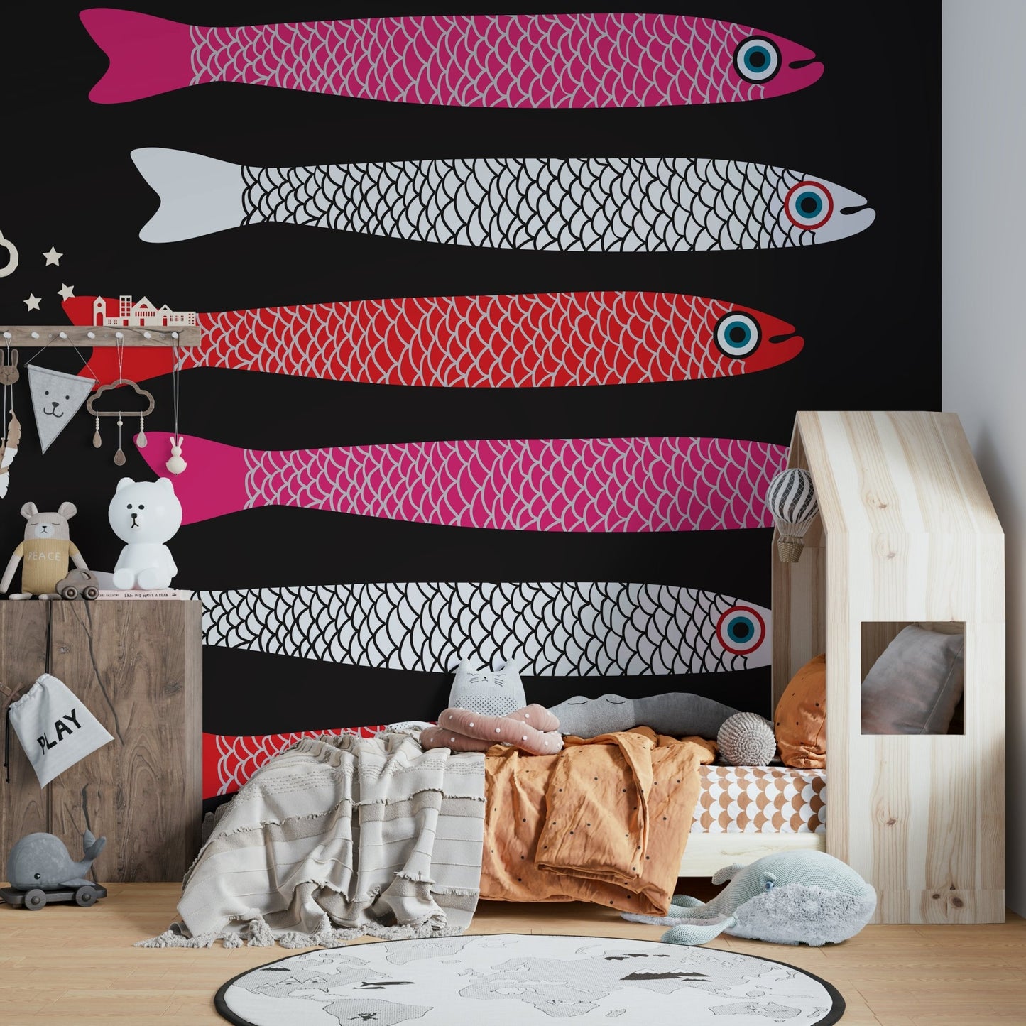Kitchen or café wallpaper for walls
