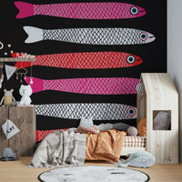 Kitchen or café wallpaper for walls
