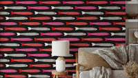 Creative fish wall mural
