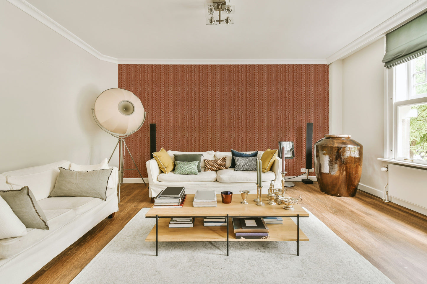The design feels rustic and organic.


