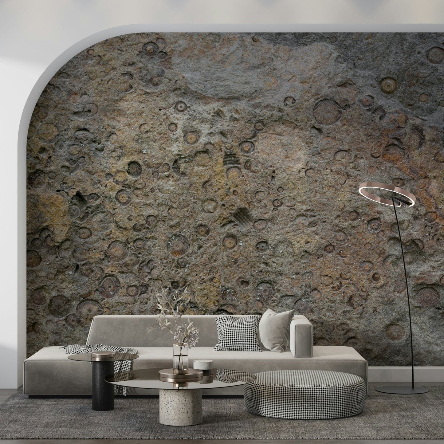 Ancient Fossil Texture Wall Mural -2566608