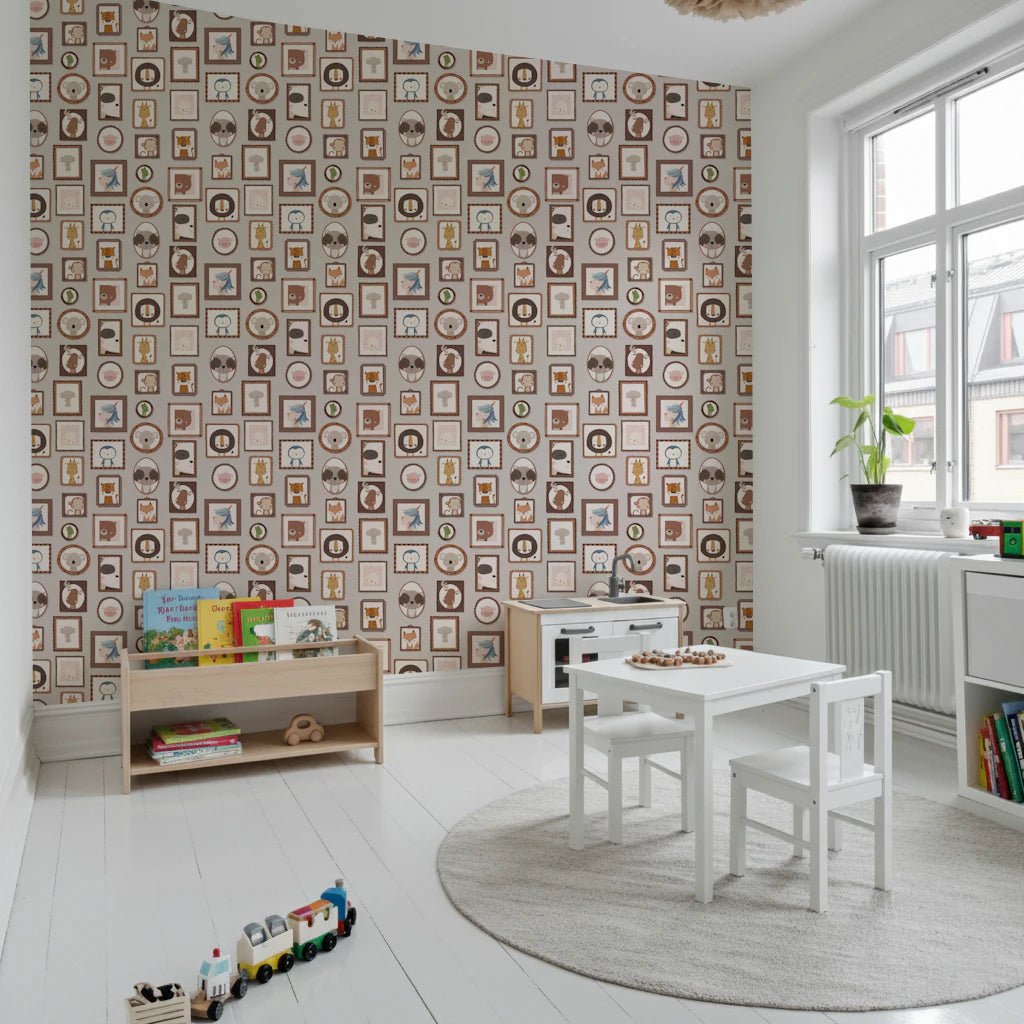 Animal Gallery Wall Wallpaper⁠