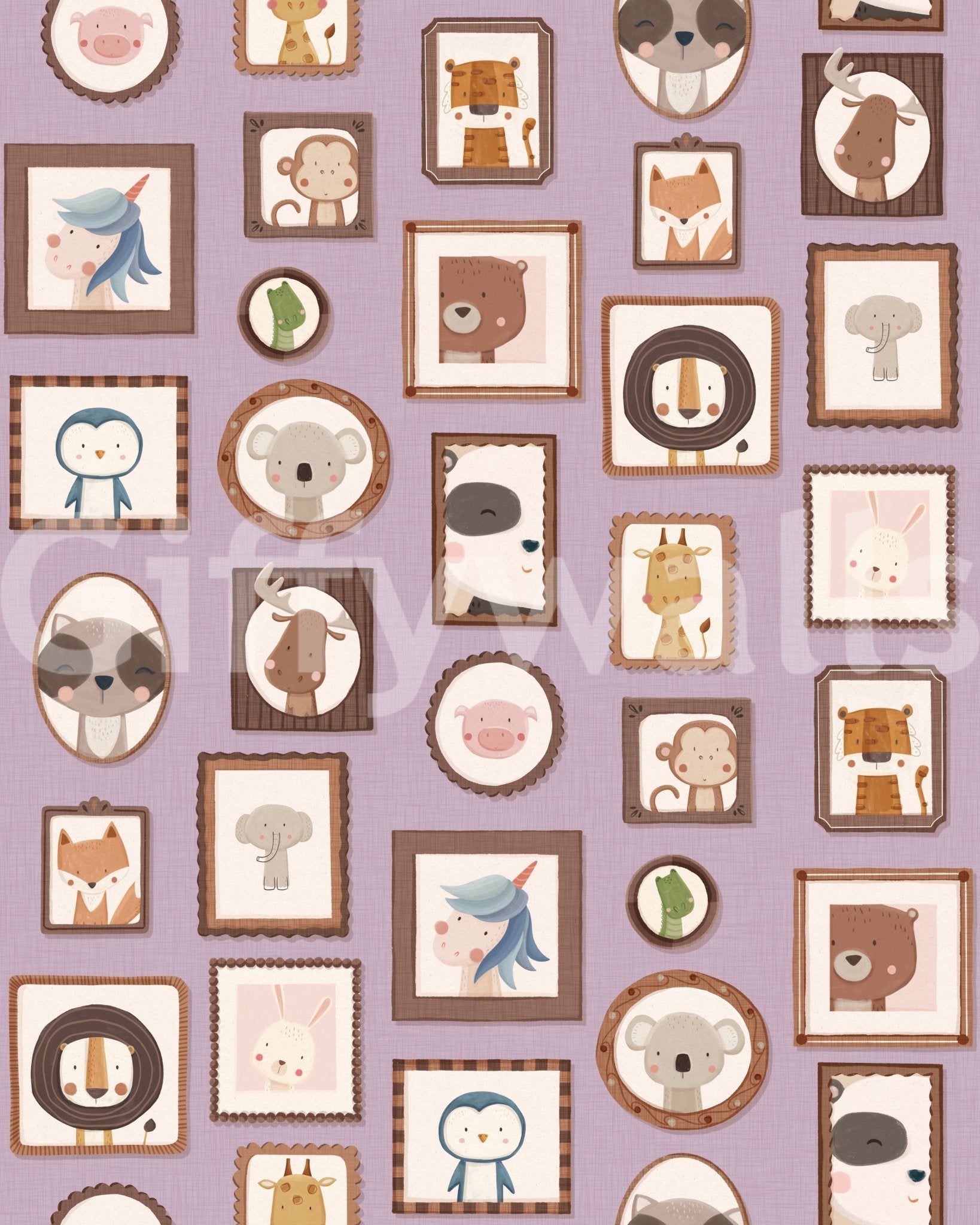 Animal Portraits Gallery Wallpaper⁠