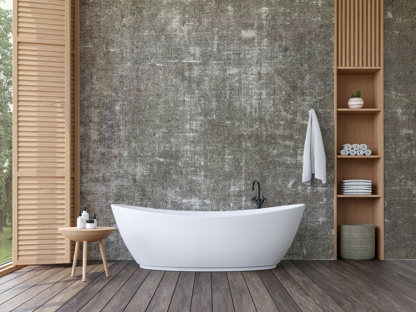 Cozy wallpaper for living spaces
