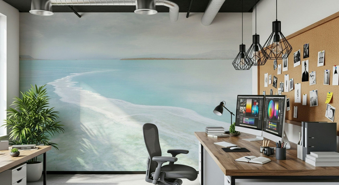 Aqua Calm Wall Mural