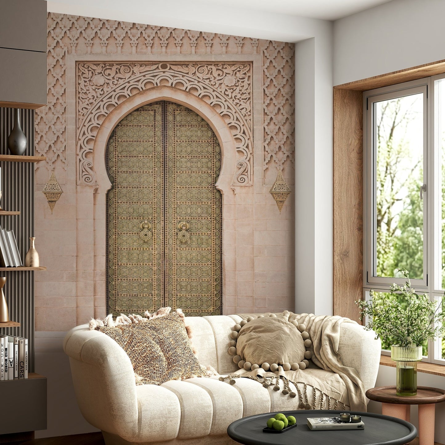 Warm, luminous golden hues.

