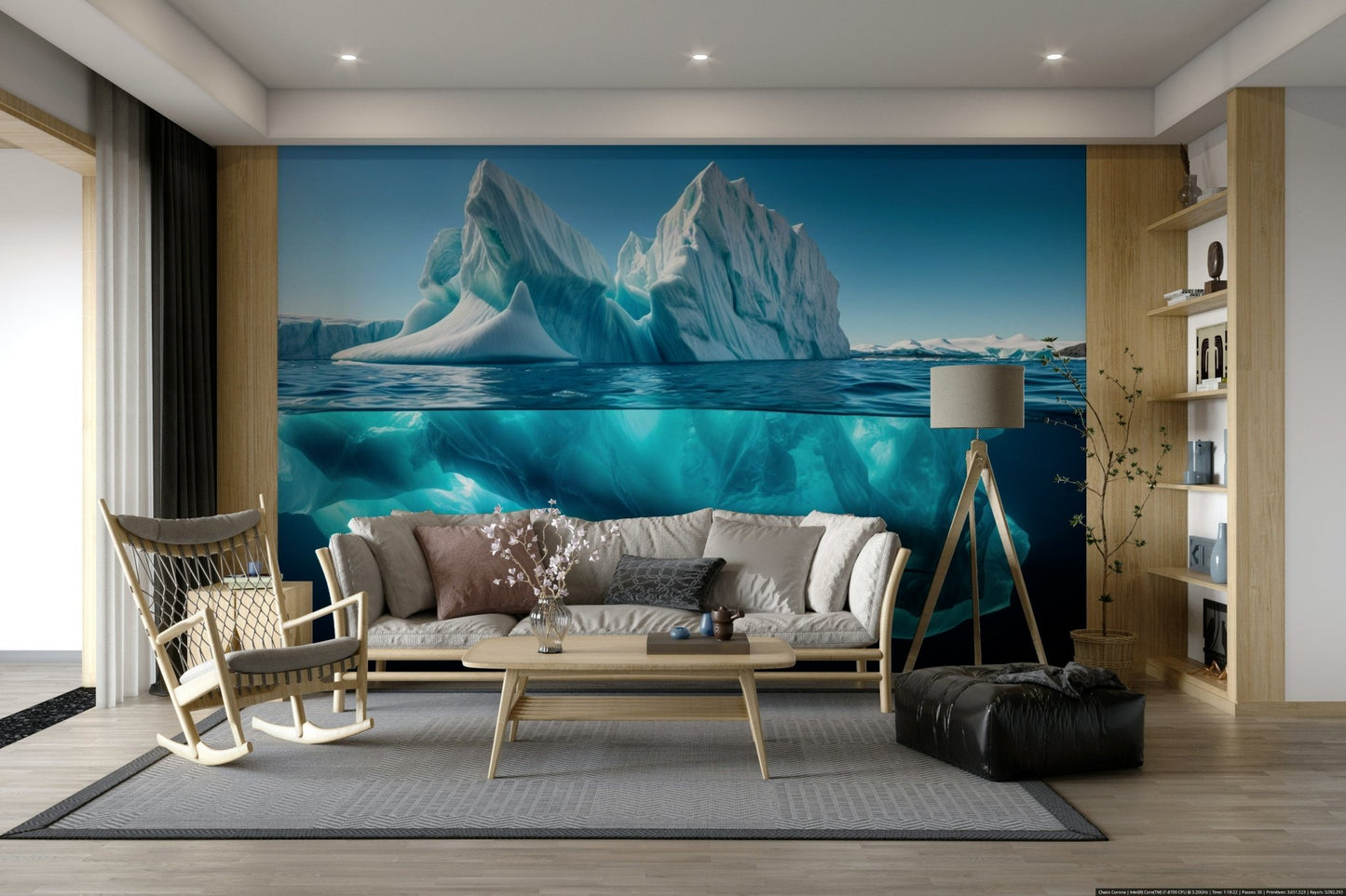 The mood is peaceful and serene.

