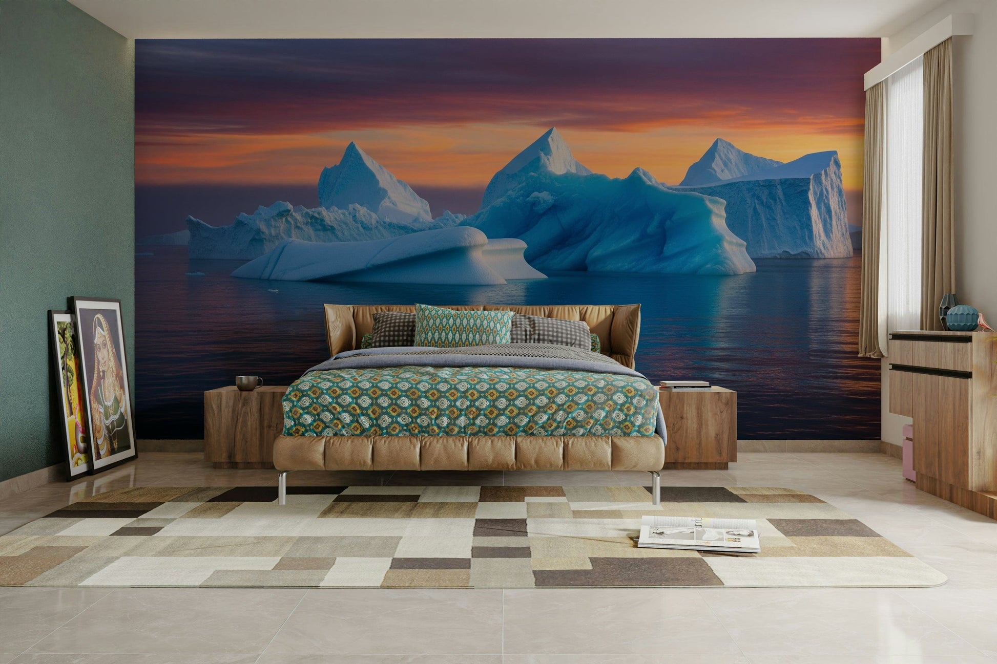 View of friendly shapes and a playful pattern

