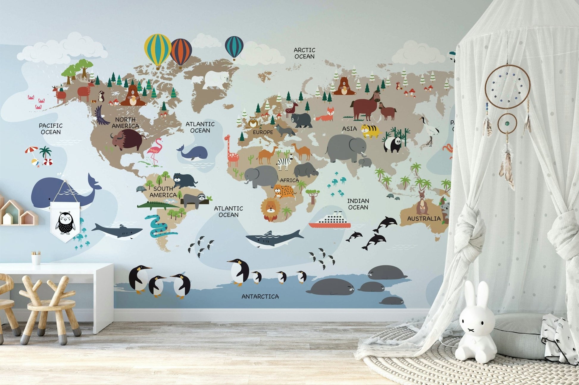Cute animals world wallpaper

