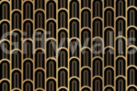 Luxurious Art Deco pattern mural for formal spaces.

