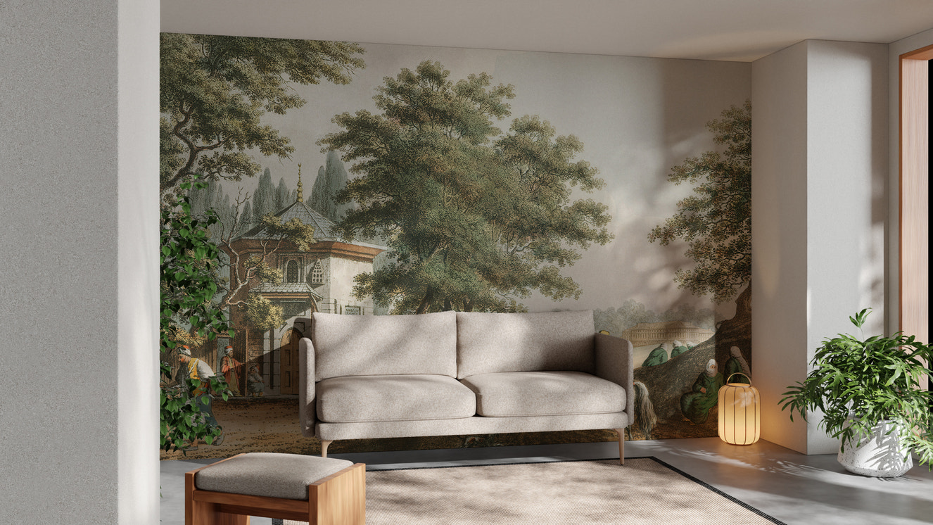 Atavistic Town Wallpaper Mural - Giffywalls