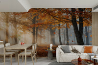 A calm and serene wall covering.

