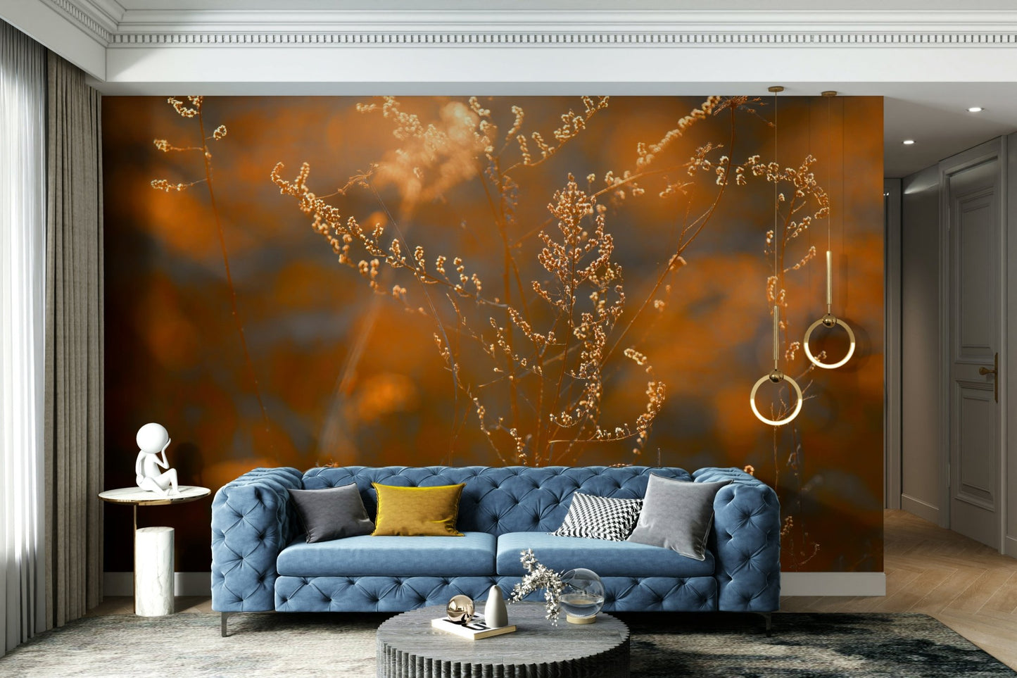 Serene and peaceful natural scene.

