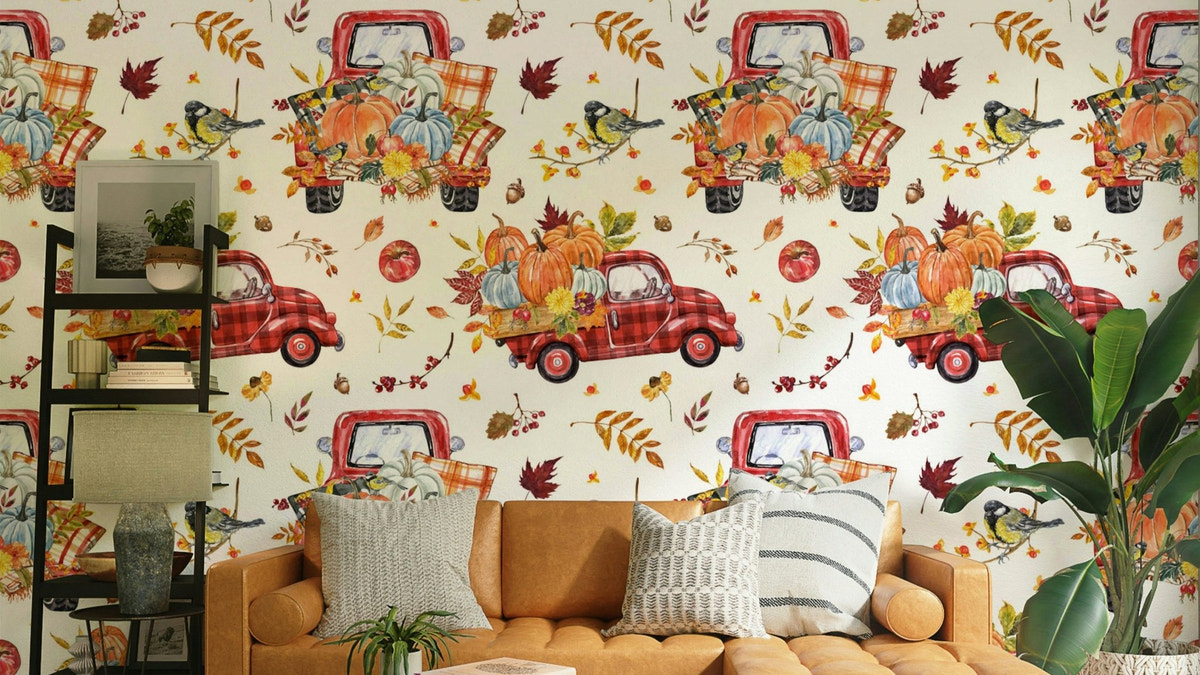 Fall Wallpaper: Explore Autumnal Design Peel & Stick Murals