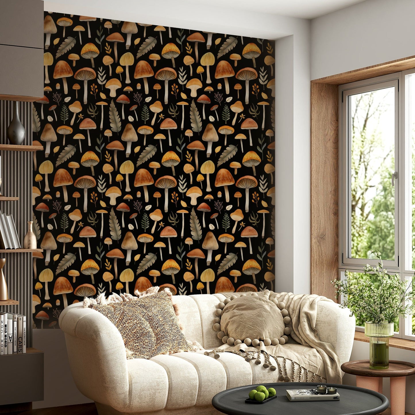 The pattern repeats seamlessly across the entire wall.
