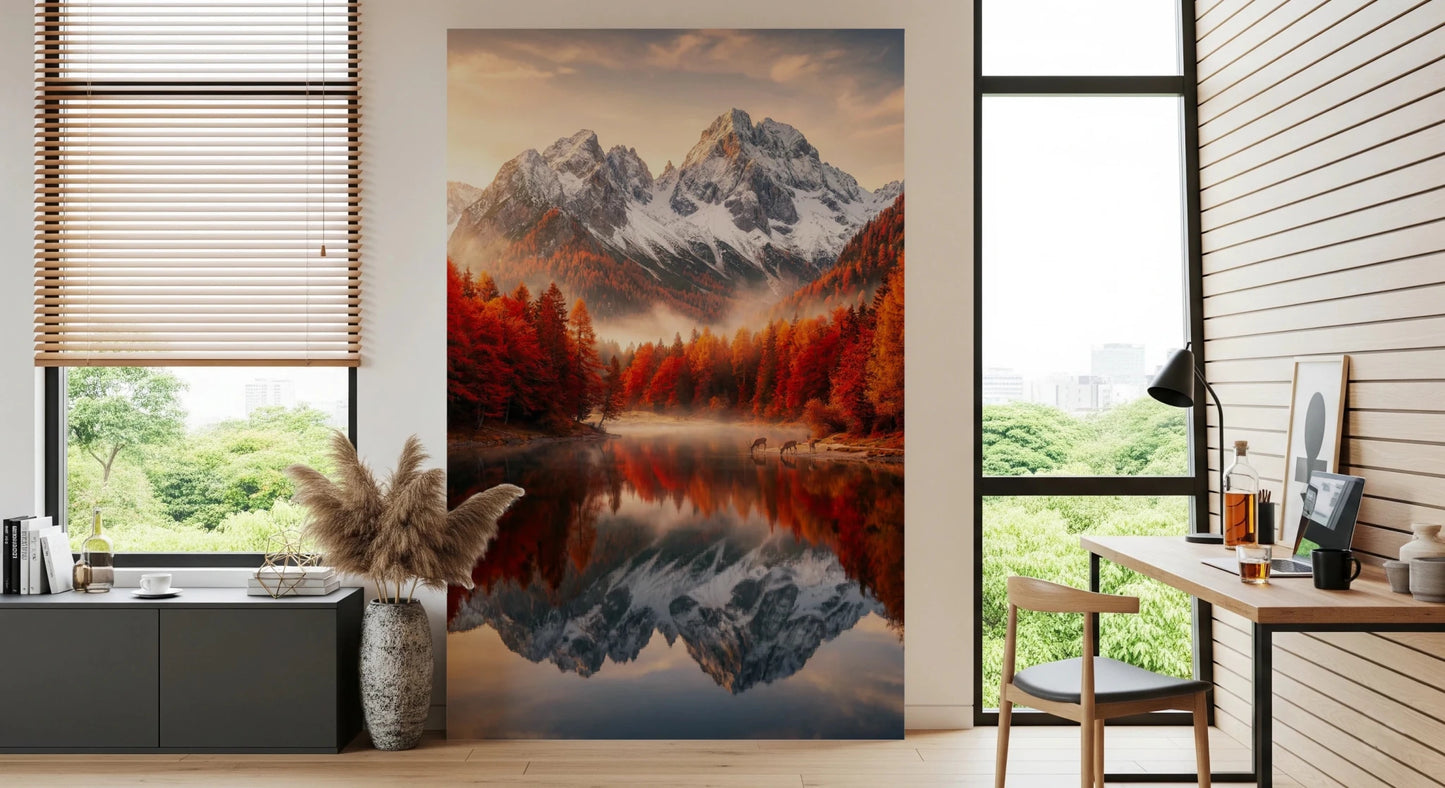 Autumn Reflections Wall Mural