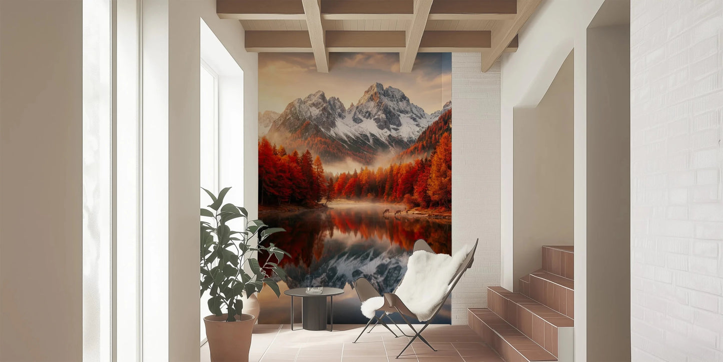 Autumn Reflections Wall Mural