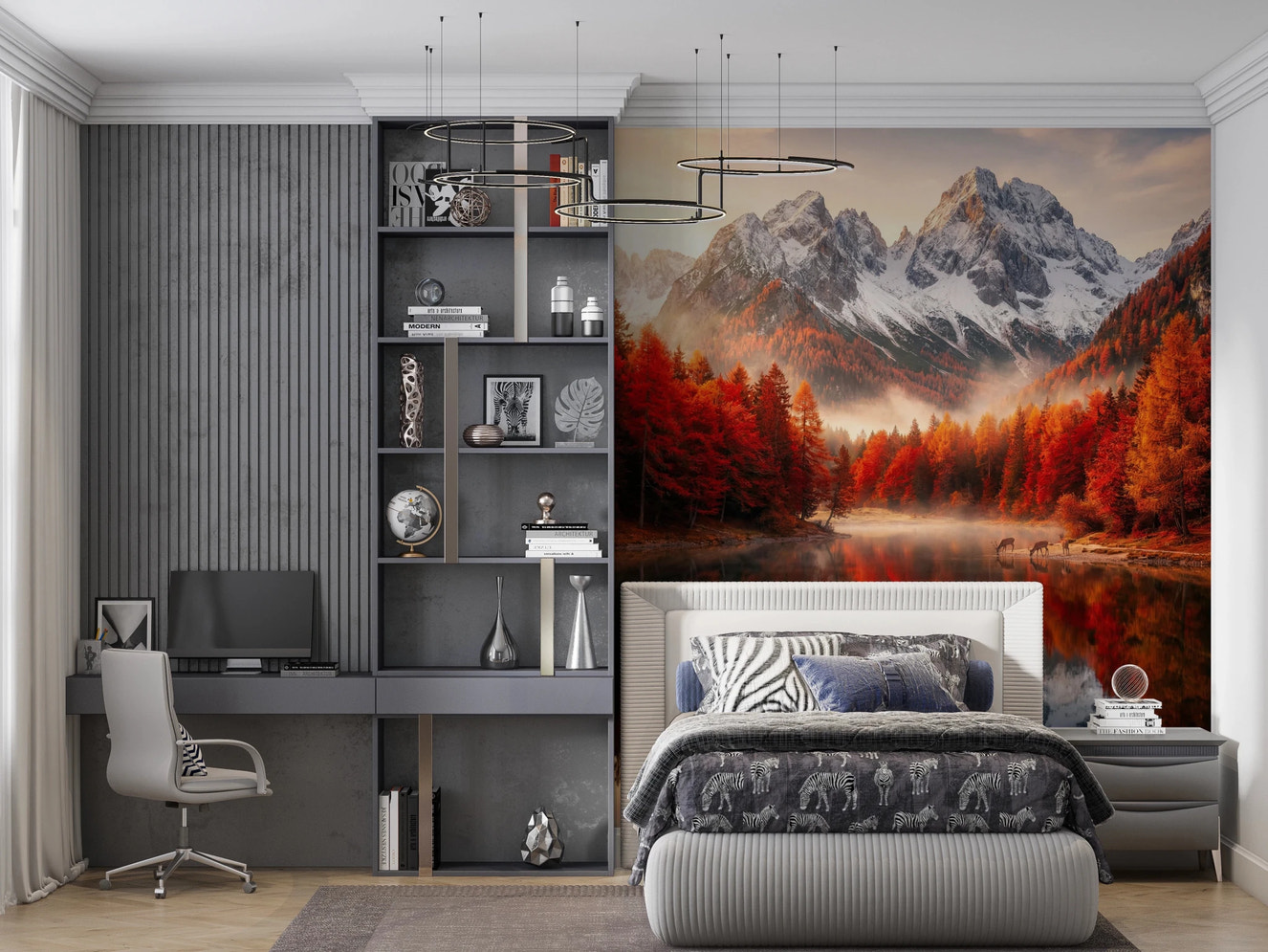 Autumn Reflections Wall Mural