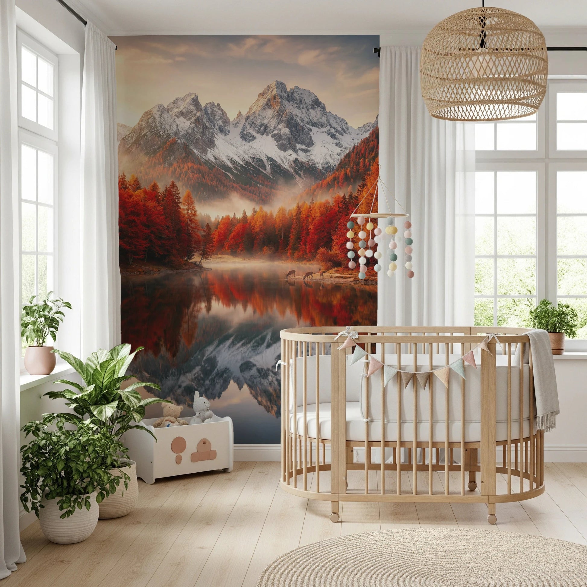 Autumn Reflections Wall Mural