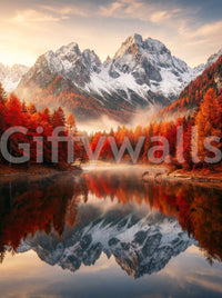 Autumn Reflections Wall Mural