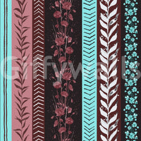 Wallpaper with a bold and colorful design.

