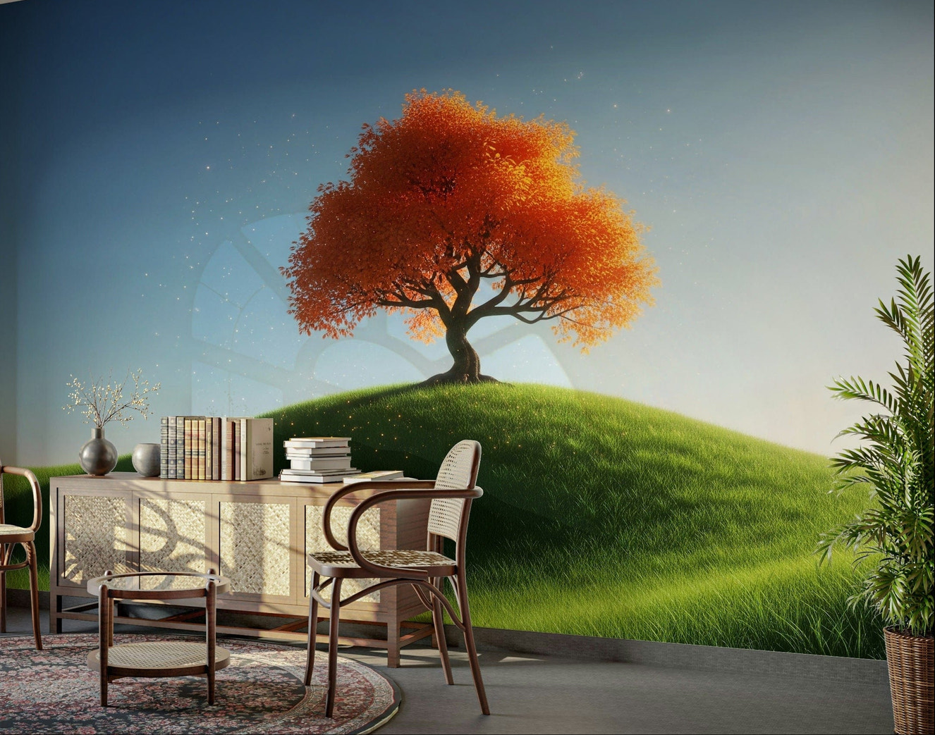 The overall feel is quiet and serene.

