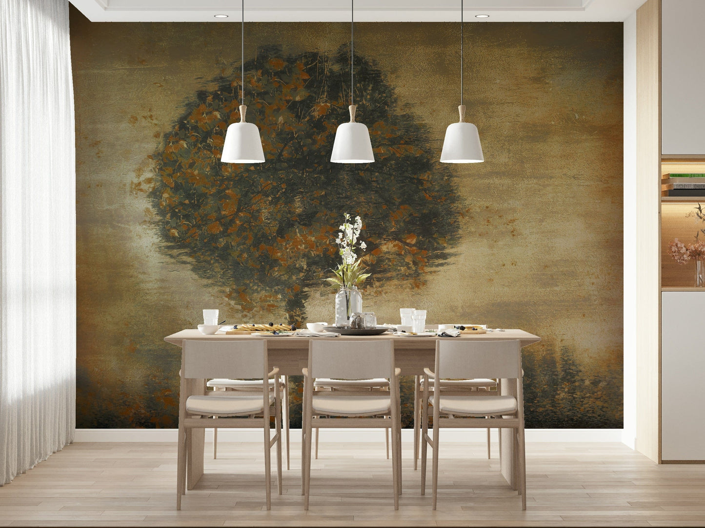 Autumnal Solitude Wall Mural -1433210