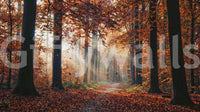 Autumn's Light Wall Mural