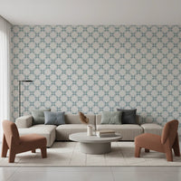 Azure Lattice Wallpaper⁠