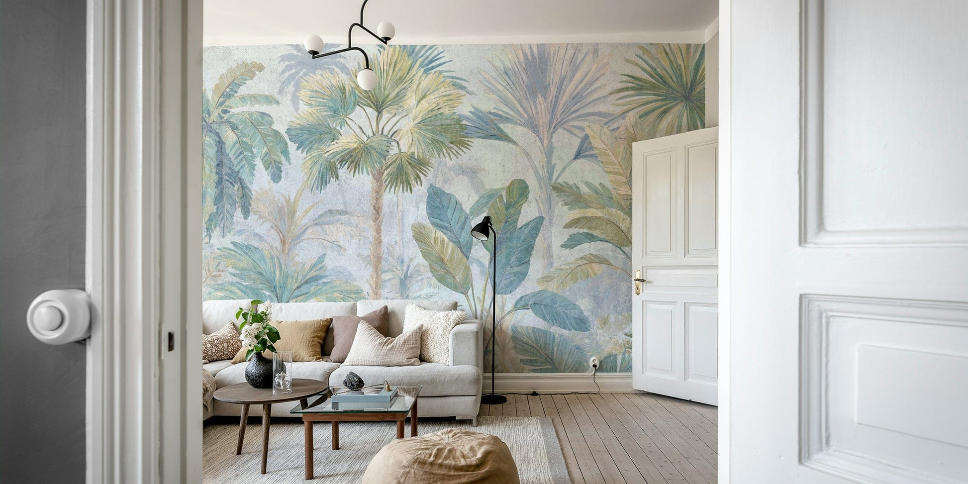 View of friendly shapes and a playful pattern

