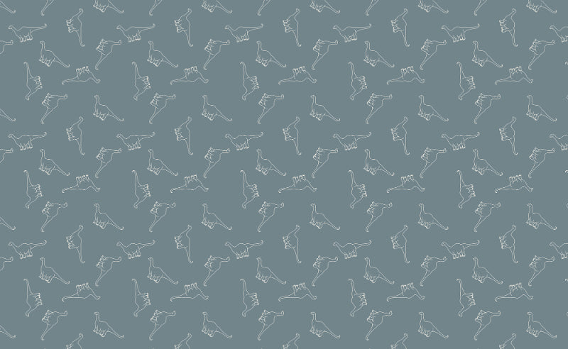 MInimal Dinosaur Kids Wallpaper in your room — zoomed