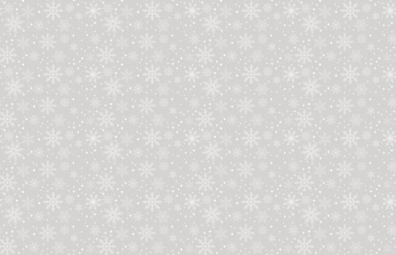 Gray Winter Snowflakes Wallpaper