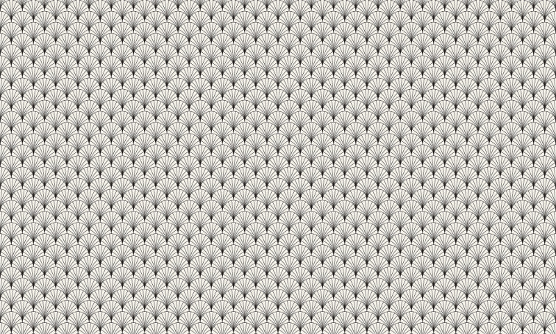 Art Deco Black Arch Wallpaper