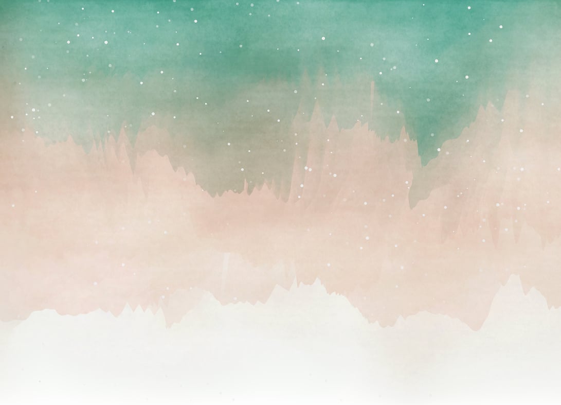 Colorful Watercolor Ombre Wallpaper Mural in your room — zoomed